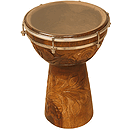 Rosewood Doumbek, 10", Synthetic Head
