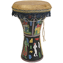 Pharaonic Wooden Doumbek, Large