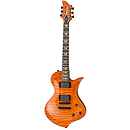 Fernandes Ravelle Deluxe Electric Guitar - See Thru Amber