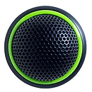 Shure MX395B/BI-LED Microflex Low Profile Bidriectional Boundary Microphone - Black/LED