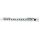 Phonic ZX2 Rack Mounted 2 Zone Mixer w/ 3 RCA Line Inputs, Paging Mic Inputs and EQ
