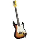 Gladiator GL-111 S-Style Electric Guitar - 3 tone sunburst