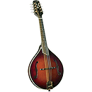 Kentucky KM-505 Artist A-Model Mandolin - Vintage Amberburst