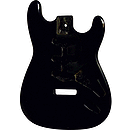 Golden Gate S-201 S Style Guitar Body - Black