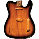Golden Gate S-313 T Style Guitar Body - Tobacco Red