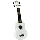 Mahalo U-30WT Soprano Ukulele - White w/Gig Bag