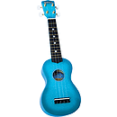 Mahalo U-35BU Sparkling Soprano Ukulele Outfit - Blue