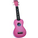 Mahalo U-35PK Sparkling Soprano Ukulele Outfit - Pink