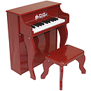Schoenhut 25 Key Elite Spinet - Red
