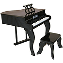 Schoenhut 30 Key Fancy Baby Grand - Black