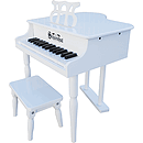 Schoenhut 30 Key Classic Baby Grand - White