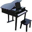 Schoenhut 37 Key Concert Grand - Black