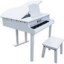 Schoenhut 37 Key Concert Grand - White