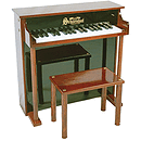Schoenhut 37 Key Traditional Deluxe Spinet - Mahogany/Black