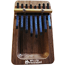 Schoenhut 8 Note Thumb Piano Dished - Walnut