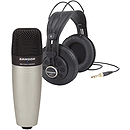 Samson Audio C01/SR850 - Condenser Mic / Headphones Bundle