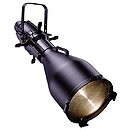 ETC Source Four Ellipsoidal, model 405 (5-degree) - Black - unterminated wires (plug sold separately)