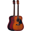 Oscar Schmidt OG2FYS Acoustic Guitar - Flame Yellow Sunburst