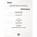 Basic Contrapuntal Techniques Revised Edition Reed Steinke