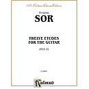 Sor Twelve Etudes For Guitar Opus 29