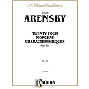 Arensky 24 Morceau Charact.