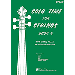 Solo Time for Strings, Book 4: Viola