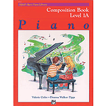 Alfred's Basic Piano Course - Composition Book Level 1A