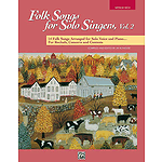 Folk Songs for Solo Singers - Vol. 2, Medium High - Book