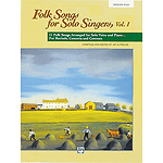 Folk Songs for Solo Singers - Vol. 1, Medium High - Book & CD