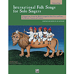 International Folk Songs for Solo Singers - Book (Medium High)