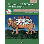 International Folk Songs for Solo Singers - Book and CD (Medium High)