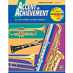 Accent on Achievement, Book 1: Combined Percussion - S.D., B.D., Access. and Mallet Percussion