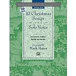 Mark Hayes Vocal Solo Collection: 10 Christmas Songs for Solo Voice - Medium High - Book & CD