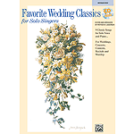 Favorite Wedding Classics for Solo Singers - Book (Medium High)/Accompaniment CD