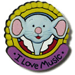 Music for Little Mozarts - Mozart Mouse Pin