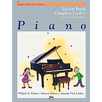 Alfred's Basic Piano Course - Lesson Book - Complete Level 1