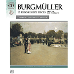 Burgmuller - 25 Progressive Pieces, Op. 100 - Book & CD