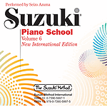 Suzuki Piano School New International Edition CD, Volume 6
