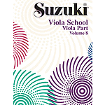 Suzuki Viola School Book Volume.8