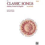 Classic Songs - Low Voice and Piano