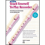 Alfred's Teach Yourself To Play Recorder - CD