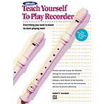 Alfred's Teach Yourself To Play Recorder - Book