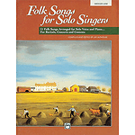 Folk Songs for Solo Singers - Vol. 1, Medium Low - Book