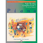 Alfred's Basic Piano Course - Sight Reading Book - Complete Level 1 (1A/1B)