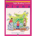 Alfred's Basic Piano Course - Sight Reading Book Level 4