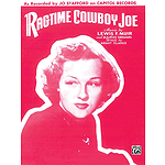 Ragtime Cowboy Joe - P/V Sheet