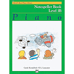 Alfred's Basic Piano Course - Notespeller Book Level 1B