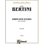 Bertini - 49 Etudes, Op. 101 & 166