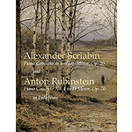 Scriabin's Piano Concerto in F-Sharp Minor, Op. 20, and Rubinstein's Piano Concerto No. 4 in D Minor, Op. 70, in Full Score