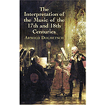 Interpretation of The Music of The 17Th and 18Th Centuries